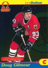 1998-99 Pacific Omega ONLINE #7 DOUG GILMOUR - Chicago Blackhawks