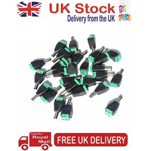 Male Female DC Connector Adapter Plug Electrical Connectors Bulk Stock UK - Picture 1 of 4