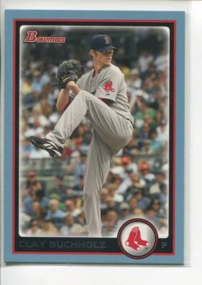 2010 Bowman Blue Clay Buchholz #126 Boston Red Sox 179/520 - Image 1 of 2