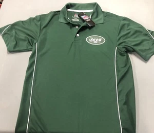 New York Jets Green Polo Shirt Cool Base Lt weight  Men's Small   New with Tags  - Picture 1 of 1