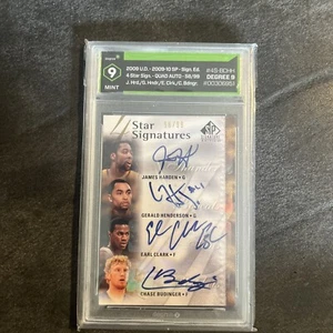 09-10 JAMES HARDEN /HENDERSON/CLARK/ SP SIGNATURE AUTO 28/99 RC ROOKIE - Picture 1 of 4