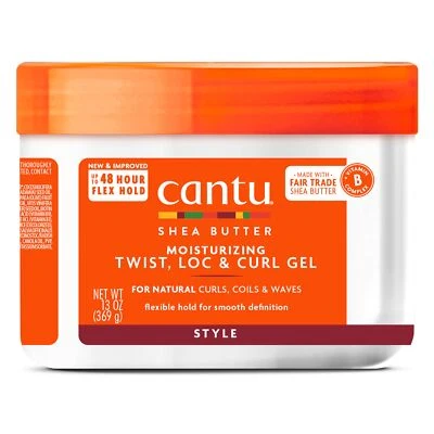 Cantu Moisturizing Twist & Lock Gel with Shea Butter for Natural Hair 13 oz P... - Image 1 of 4