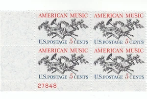 Scott # 1252 - 5c Gray & Blue- American Music - MNH - Picture 1 of 1