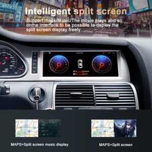 10.25inch Android Screen Display autoradio CarPlay GPS Audi Q7 2006-2015 Ugode - Picture 1 of 6