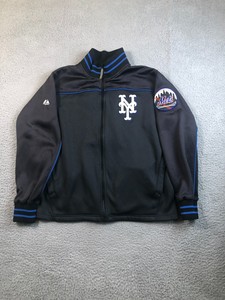 New York Mets Black MLB Jackets for 