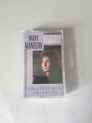 Greatest Hits, Vol. 3 by Barry Manilow (Cassette, 1989) VG+, Tested - Image 1 of 3