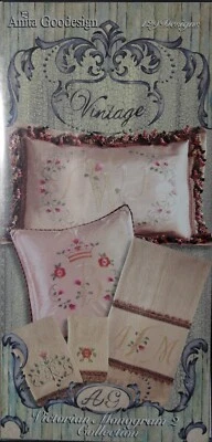 Anita Goodesign "Victorian Monogram 2 Collection"  Machine Emb Designs on CD - Image 1 of 2