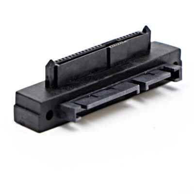 SAS to SATA 22-pin Male Converter SFF-8482 HDD Right Angle L Adapter Connector - Image 1 of 4