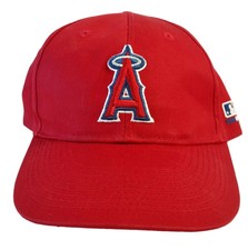 Los Angeles Angels Cap Red Baseball Hat~Team MLB~OC Sports~Adjustable OSFA~New