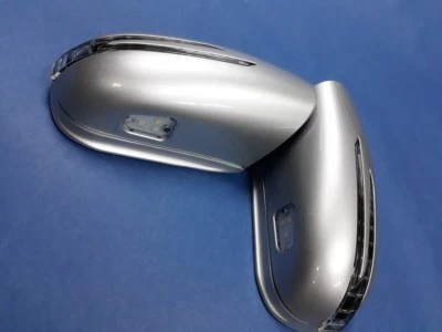 DUAS CAPAS DE ESPELHO LED PRATA FLECHA PARA 1998-2002 MERCEDES BENZ W215 CL-CLASS - Imagem 1 de 4