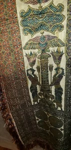 Embroidered  Shawl/Cover - Picture 1 of 11