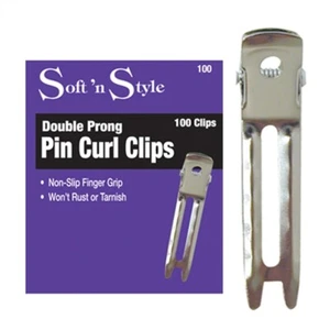 ST-100 SALÓN DE BELLEZA SUAVE N ESTILO PEINADO PIN RIZADOR DOBLE PUNTA 100 PIEZAS - Imagen 1 de 1