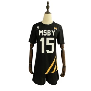 NUEVO Haikyuu MSBY Uniforme Chacal Negro SAKUSA KIYOOMI Modelo Camisas S-2XL Juegos con disfraces - Imagen 1 de 5