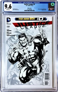 Justice League #0 CGC 9.6 1:100 Gary Frank Shazam Sketch Variant DC Comics RARE - Picture 1 of 1