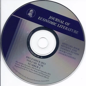 Journal of Economic Literature (12/1994 - 9/2011 Articles Book reviews #4 CD) - Afbeelding 1 van 1