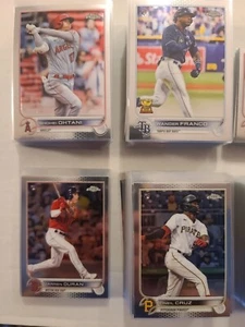 2022 Topps Chrome Complete Baseball Set 1-220 (Loaded with Rookies & Veterans) - Picture 1 of 3