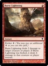 1x Burst Lightning LP, English MTG Zendikar