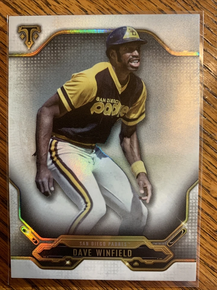 2020 Topps Triple Threads Thick Stock Base Card - DAVE WINFIELD Padres #42 - Image 1 of 2