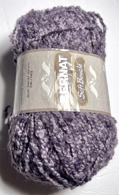 Hilo BERNAT Soft BOUCLE.  1pk.  TONOS MALVA. Combino envíos. Ver detalles Foto 1 de 4