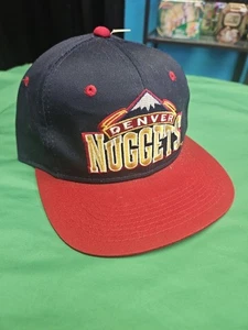 Cappello vintage anni 90 Denver Nuggets nuova epoca made in USA modello professionale NBA - Foto 1 di 3