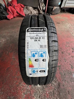 185/60/15  Continental Eco Contact 5 84h 7.76mm BRANDNEW TYRE - - Image 1 of 2