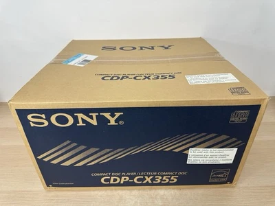 Sony CDP-CX355 CD Changer 300 Compact Disc Player HiFi Stereo Remote NEW SEALED! - Image 1 of 4