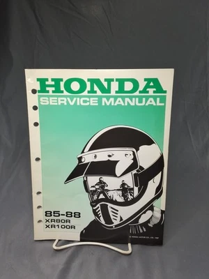 Manual de servicio original Honda 1985-1988 XR80R y XR100R  Foto 1 de 4