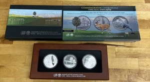 2012 Three Sea's: Sea of Galilee,Dead Sea,Coral Reef-Eilat,3 PR Silver Coins Set - Picture 1 of 8