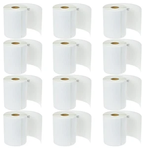 12 rollos 220 etiquetas de envío para DYMO 1744907 LW 4XL térmica directa 104 mm x 158 mm - Imagen 1 de 24