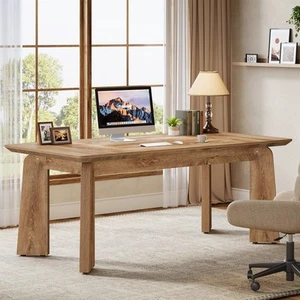 Tribesigns 62-Inch Modern Executive Desk, Large Computer Desk Home Office Desk - Picture 1 of 8