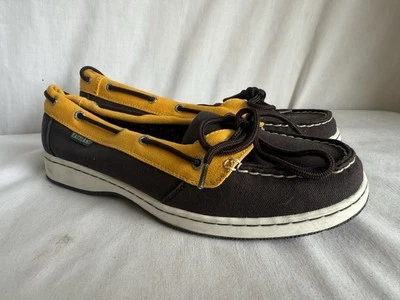 Sapato Feminino Eastland PITTSBURGH PIRATES Preto Amarelo MLB Tamanho 9 M - Imagem 1 de 4