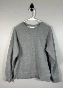 Everlane Sweatshirt Unisex Medium Gray French Terry Crewneck Pullover - Picture 1 of 10