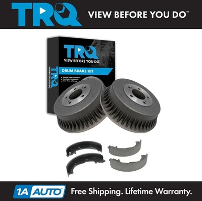 TRQ Rear Brake Shoe and Drum Kit Set 5 Stud For 93-02 Villager Quest - Image 1 of 4