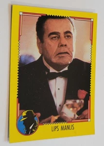1990 Dick Tracy Card #7 Lips Manlis Topps/Disney Movie Trading Hobby-Excellent - Picture 1 of 4