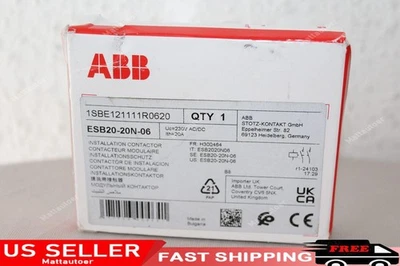 ABB ESB20-20N-06 Installation Protector - White New Invoice VAT- US Free TAX - Image 1 of 4