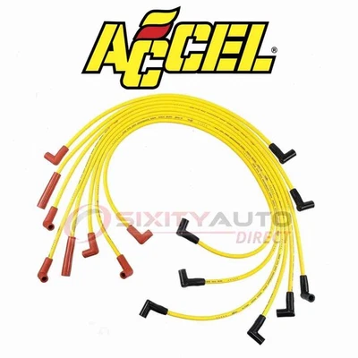 ACCEL Spark Plug Wire Set for 1978-1986 Pontiac Grand Prix 4.4L 5.0L V8 - hg Foto 1 de 4