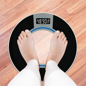 Household Round Digital Weighing Scales Backlight Display Health Body FI - Picture 1 of 8