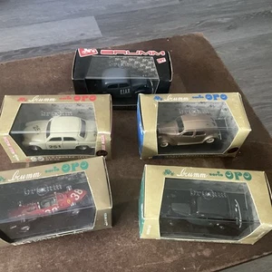 Lotto 5 auto Brumm Oro 1:43 pressofuse nuove in scatola Ferrari,Fiat,Lancia,Alfa,ALTRO - Foto 1 di 12