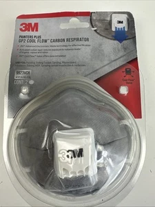 3M Painters Plus Carbon Respirator 9923VCH Pack of 2 Sanding Plasterboard Sawing - Bild 1 von 8