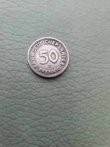 BRD Bank deutscher Länder 50 Pfennig 1949 J 50 Pfennig Deutsches GELD - Bild 1 von 24