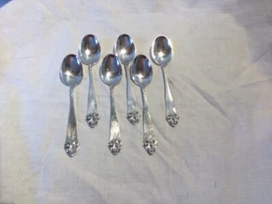 Sterling Silver Lillemor Demitasse Spoon 202 by TH Marthinsen 4 Inch Set of 6 - Picture 1 of 4