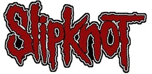 Slipknot shaped logo sew-on / iron-on cloth patch   (rz) - Picture 1 of 1