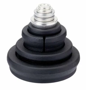 10 Stück Gusseisen Stapeln Metrisch Chrom Gewichte Gewicht Set Balance Waagen - Bild 1 von 1