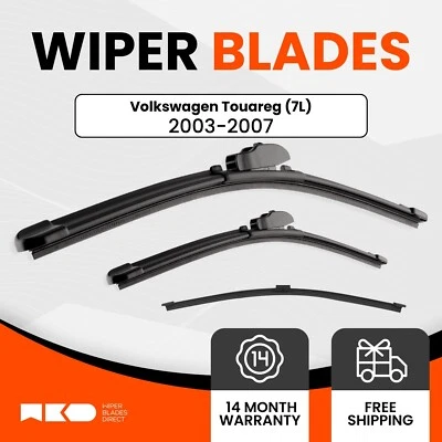 Premium Wiper Blades For Volkswagen Touareg 2003-2007 (7L) (Front & Rear Kit) - image 1 of 4