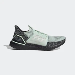 Adidas Ultraboost 19 Talla 8.5 Reino Unido - Verde Plata Ultra Boost Trainers F34075 bof - Imagen 1 de 8