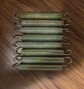(8) Muelles para trampolín de 6,5" pulgadas acero galvanizado de alta resistencia/USADOS LEER ENVÍO RÁPIDO - Imagen 1 de 2