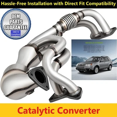 Direct Fit Catalytic Conv 06-12 Subaru Outback 06-12 Forester 06-12 Impreza 2.5L Foto 1 de 4