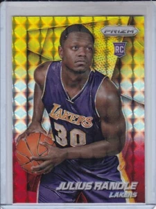 2014-15 PRIZM JULIUS RANDLE ROOKIE ROSSO GIALLO RIFRATTORE RC #257 UK TIMBERWOLVES - Foto 1 di 1