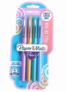 Paper Mate Flair Candy Pop Felt Tip Pins For Pack Medium Point .O7 mm - Picture 1 of 5