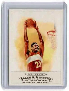 2009 Topps Allen & Ginter SP Dominique Wilkins Atlanta Hawks #349 - Picture 1 of 2